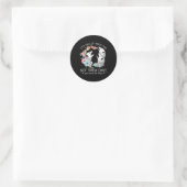 Het heet prullenbak kan niet bezopen met ronde sticker (Tas)