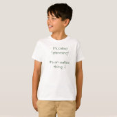 Het heet "Stimming" Het is een autisme ding:) T-shirt (Voorkant volledig)