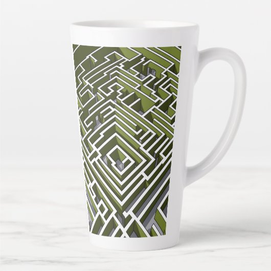 Het heggendoolhof latte mok (Rechts)