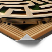 Het heggendoolhof poster (Hoek)