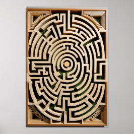 Het heggendoolhof poster