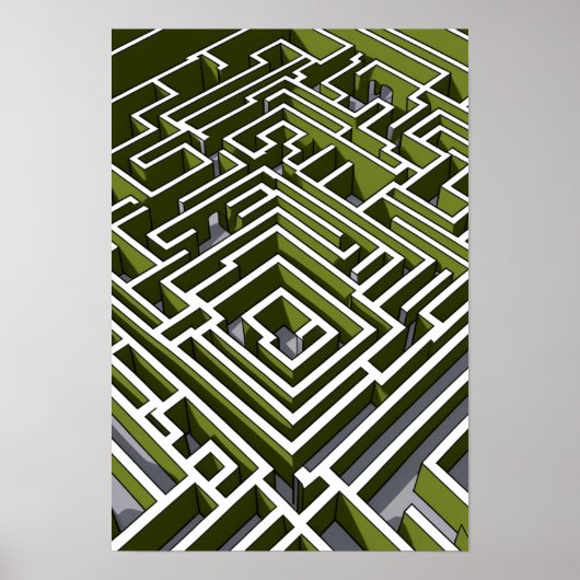 Het heggendoolhof poster (Voorkant)