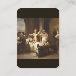 Het Heilig Gebed voor de Dying Prayer Kaart Visitekaartje