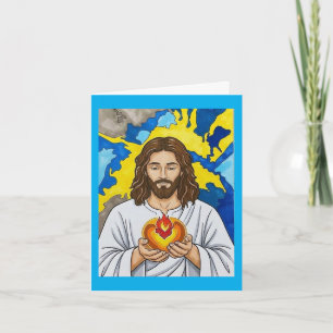 Het Heilig Hart van Jezus Bedankkaart
