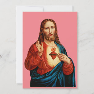 Het Heilig Hart van Jezus Feestdagenkaart