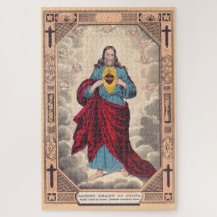 Het Heilig Hart van Jezus Legpuzzel