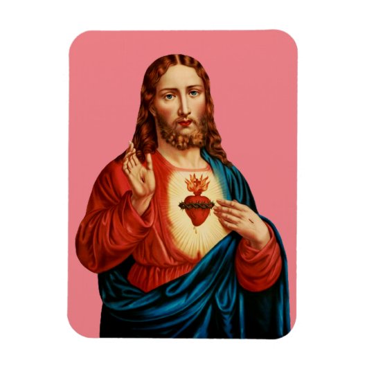 Het Heilig Hart van Jezus Magneet (Verticaal)