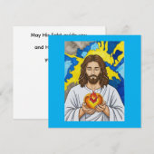 Het Heilig Hart van Jezus Save The Date (Voorkant / Achterkant)