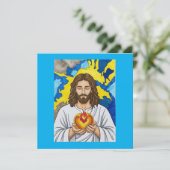 Het Heilig Hart van Jezus Save The Date (Staand voorkant)