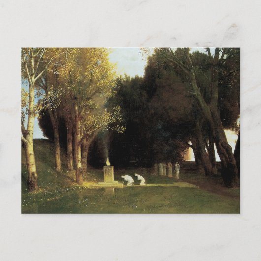 Het Heilig Hout van Arnold Bocklin, Kunst Briefkaart (Voorkant)