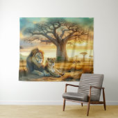 Het heiligdom van de Pride Wandkleed (In Situ (horizontaal))