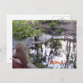 Het Heiligdom van de rots Briefkaart (Voorkant / Achterkant)