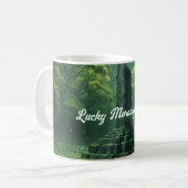 Het heiligdom van het Clover Green Field Koffiemok (Voorkant links)