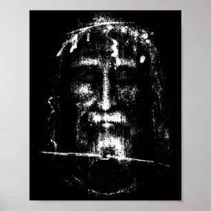 Het Heilige Aanschijn Lijkdoek van Turijn Jezus Ch Poster