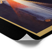 Het heilige Barmhartigheidsshirt Premium Poster (Hoek)