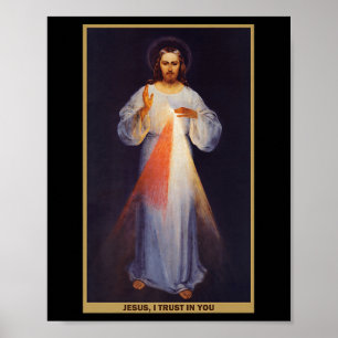 Het heilige Barmhartigheidsshirt Premium Poster
