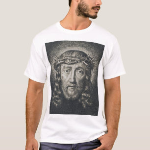 Het Heilige Gelaat gekroond met doornen T-shirt