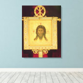 Het Heilige Gezicht, 1249 (paneel) Canvas Afdruk (Insitu (Houten vloer))