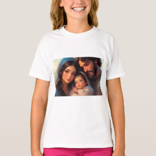 Het Heilige Gezin Meisjes T-shirt