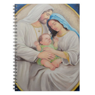 Het Heilige Gezin: Portret van Goddelijke Liefde Notitieboek