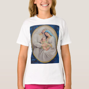 Het Heilige Gezin: Portret van Goddelijke Liefde T-shirt