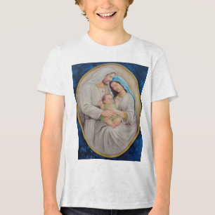 Het Heilige Gezin: Portret van Goddelijke Liefde Tri-Blend Shirt