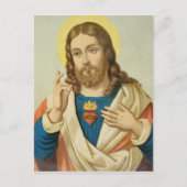 Het heilige Hart Briefkaart (Voorkant)