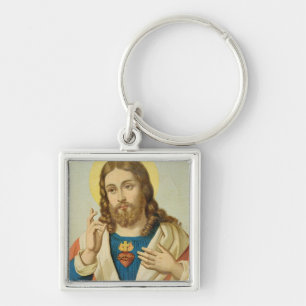 Het heilige hart sleutelhanger