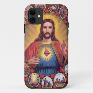 Het heilige hart van Jezus iPhone 11 Hoesje