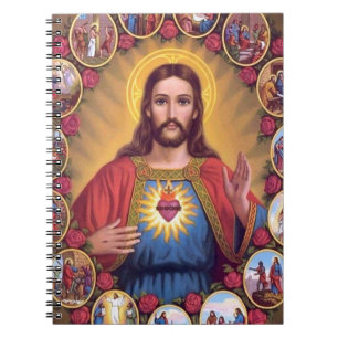 Het heilige hart van Jezus Notitieboek