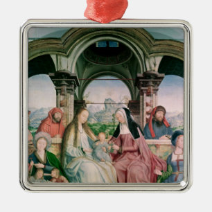 Het Heilige Kinship, of het Altarstuk van St. Metalen Ornament
