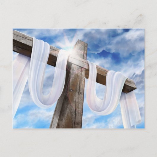 Het Heilige Kruis in het Wit Briefkaart (Voorkant)