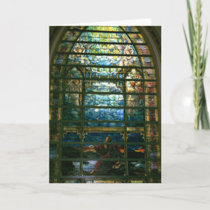 Het Heilige Stad Gebrandschilderd Glas door Tiffan Kaart