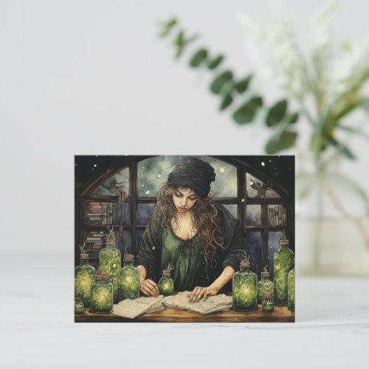 Het heks Briefkaart (Staand voorkant)