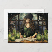 Het heks Briefkaart (Voorkant / Achterkant)