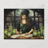 Het heks Briefkaart (Voorkant)