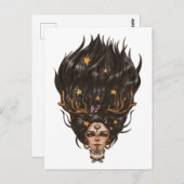 Het heks Briefkaart (Voorkant / Achterkant)