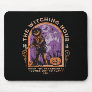 Het heksenuur Paranormale Spooky Halloween Zomb Muismat