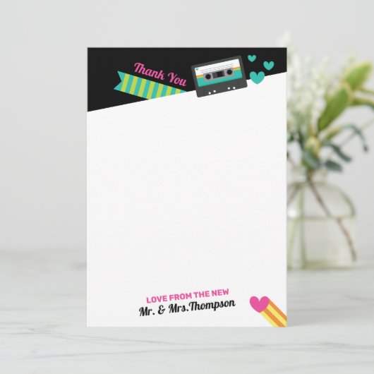 Het hele huwelijk van 80 jaar bedankkaart (Staand voorkant)