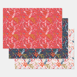 Het hele jaar Festive Botanicals Inpakpapier Vel