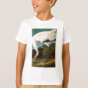 Het hele kraan John James Audubon Birds of America T-shirt