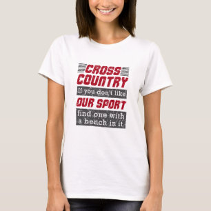 Het hele land loopt net als onze sport. t-shirt