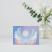 Het helen met Angels Blue Visitekaartje (Staand voorkant)