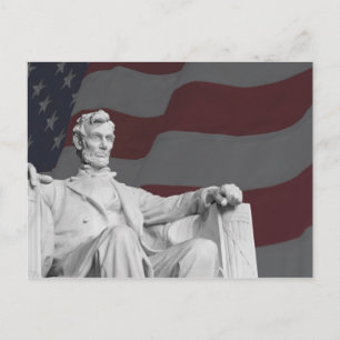 Het HerdenkingsBriefkaart van Lincoln Briefkaart