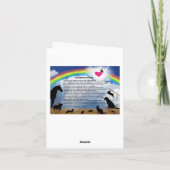 Het HerdenkingsGedicht van de Brug van de Kaart (Achterkant)