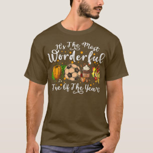 Het herfst voetbal is het mooiste van de t-shirt