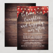 Het herfstbruiloft gebeurt gelukkig na het eten va kaart (Voorkant / Achterkant)