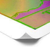 Het Hermit Tarot Kaart Psychedelic Poster (Hoek)