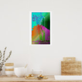 Het Hermit Tarot Kaart Psychedelic Poster (Keuken)