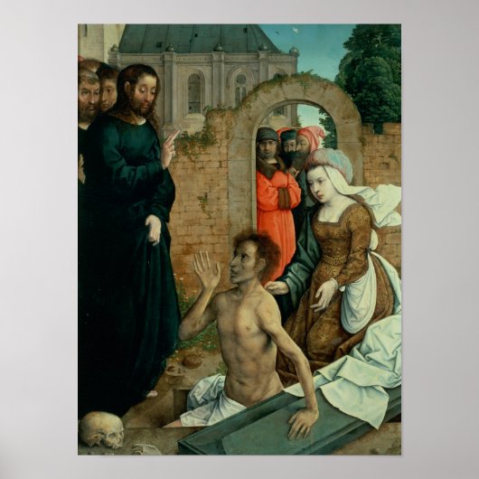 Het herstel van Lazarus Poster (Voorkant)